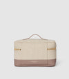 Westman Atelier By Métier Oversized Makeup Train Case Natural Linen With Desert