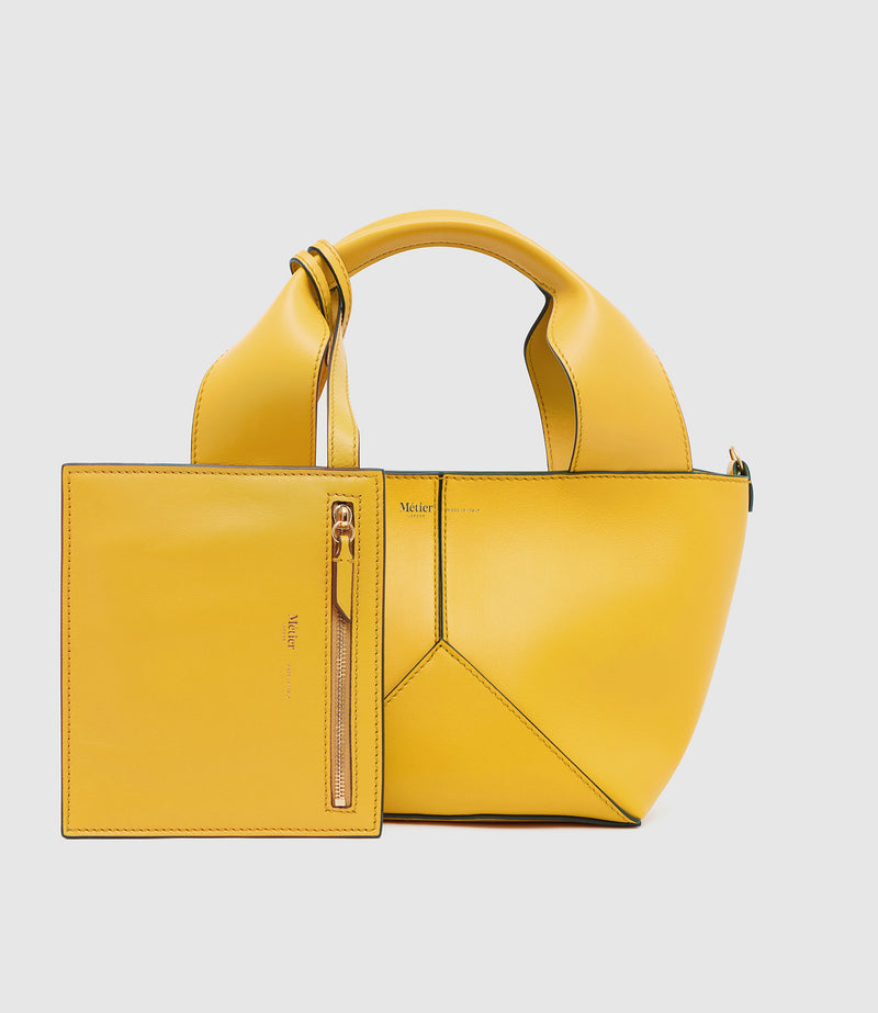 Market Mini Nappa Plongé Calfskin Izamal Yellow