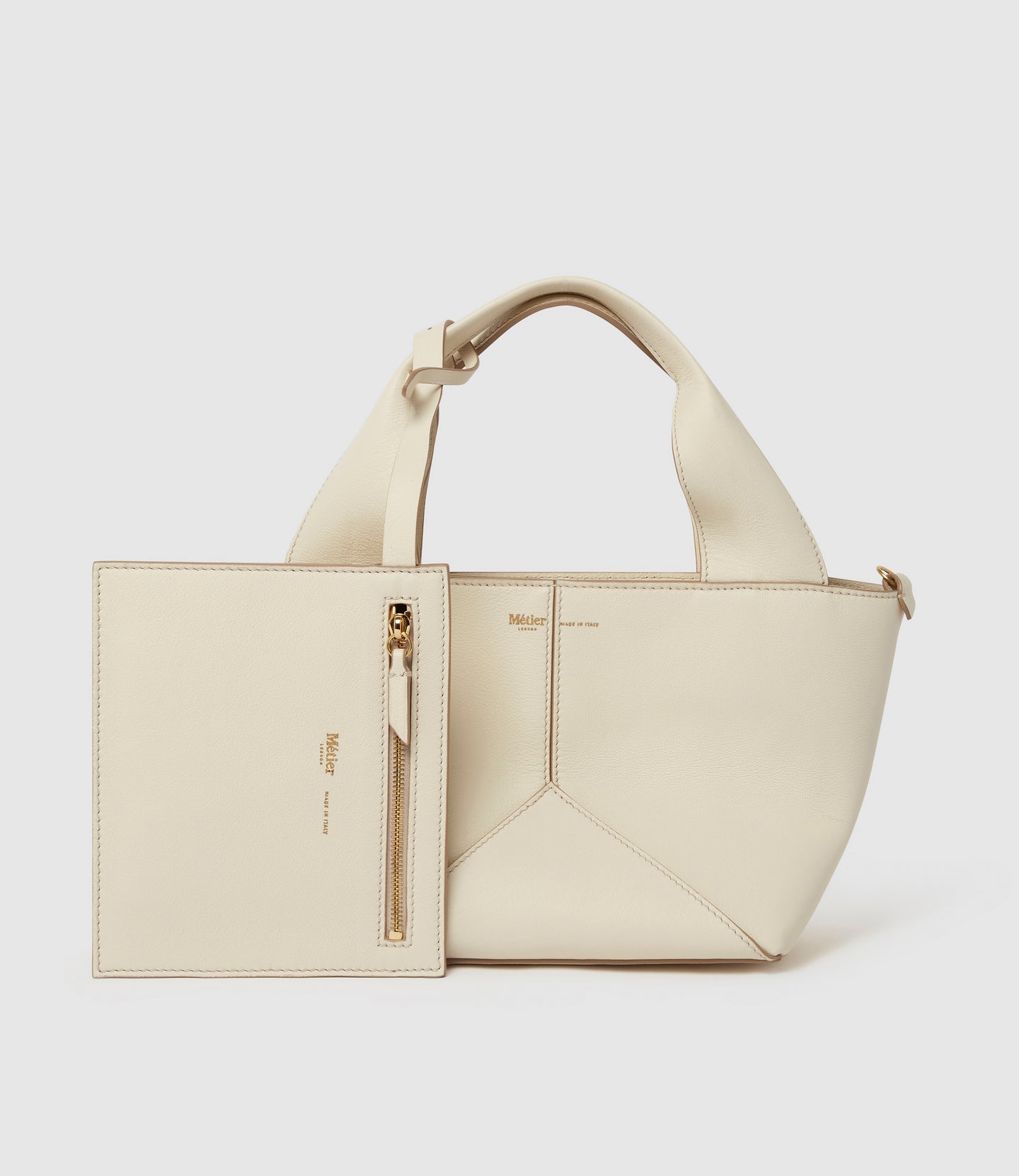Market Mini Smooth Calfskin White Sand