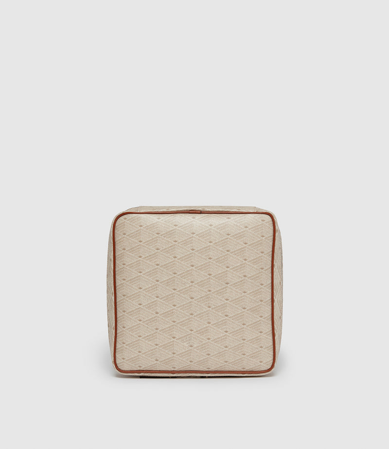 Medium Travel Organiser Slim Signature Canvas Light