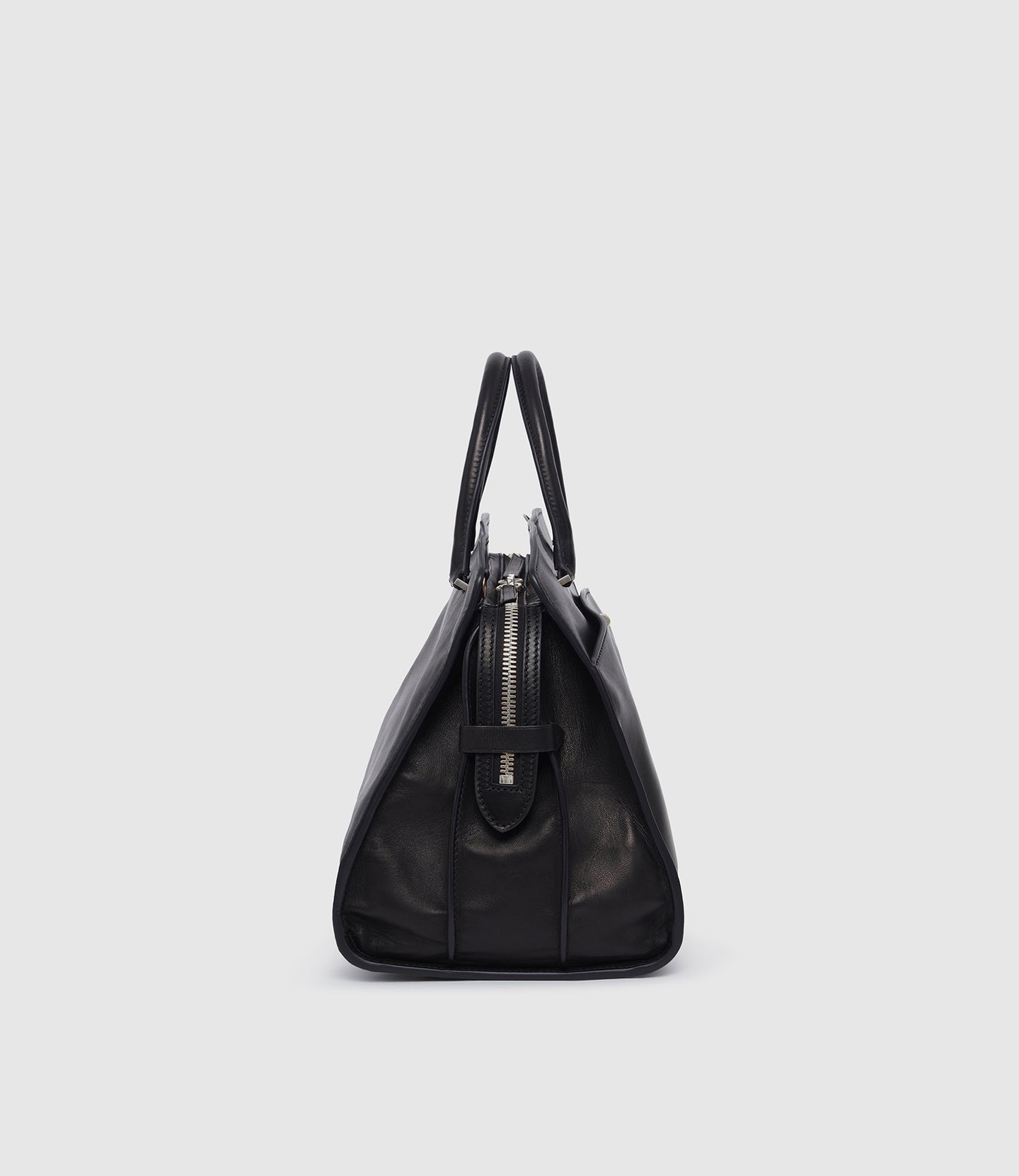 Private Eye Buttery Nappa Black with Silver Hardware