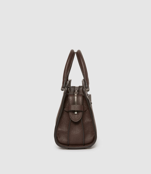 Private Eye Mini Soft Grain Leather Café