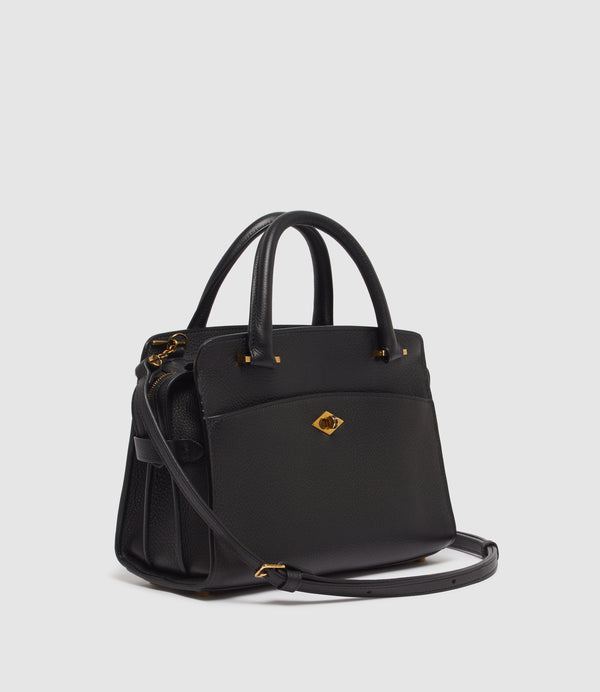 Private Eye Mini Soft Grain Leather Black