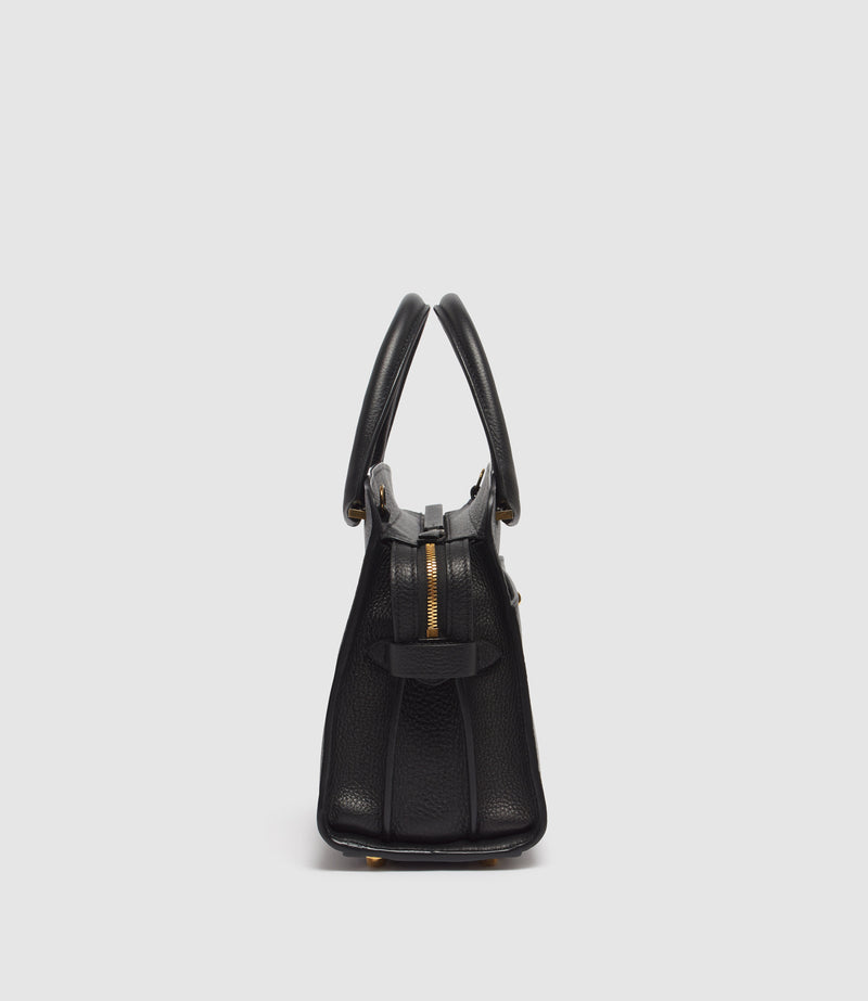 Private Eye Mini Soft Grain Leather Black