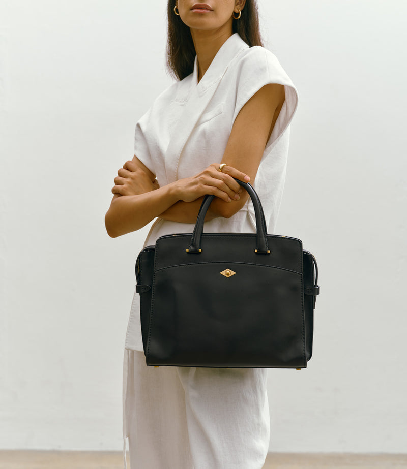 Private Eye Slim Atelier Calfskin Black