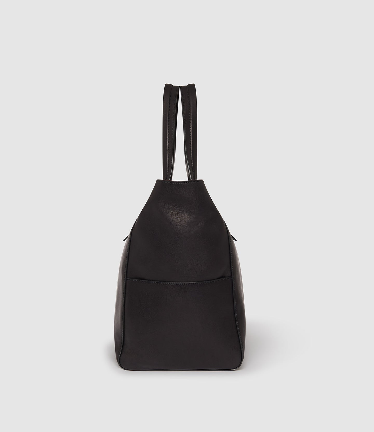 Passerby East-West Supple Calfskin Black