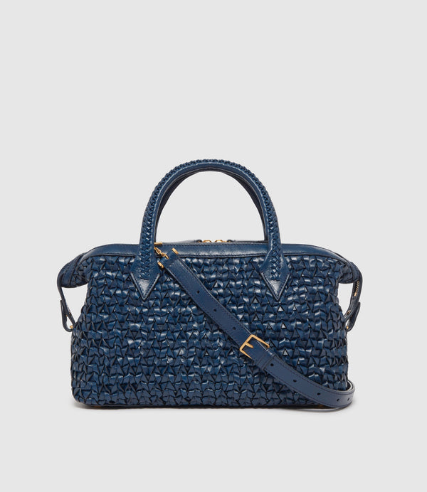 Collector's Edition: Vérité City Small Meribel Woven Sapphire 3/10