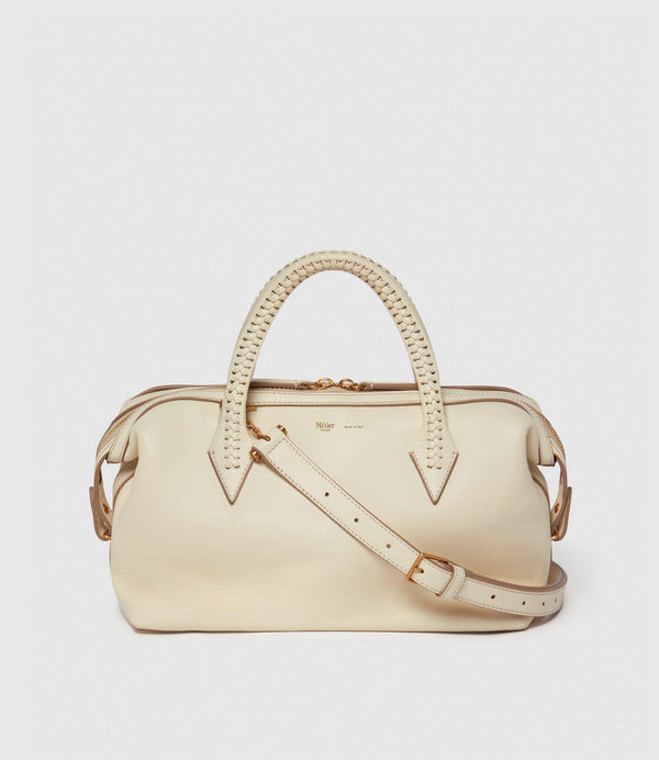 Vérité City Small Smooth Calfskin White Sand