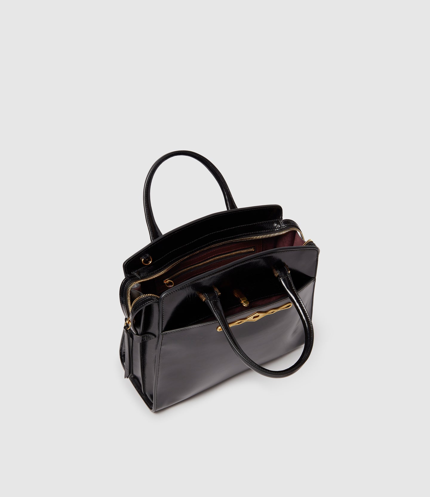 Fernando Jorge | Métier Private Eye Slim Glossy Calfskin Black