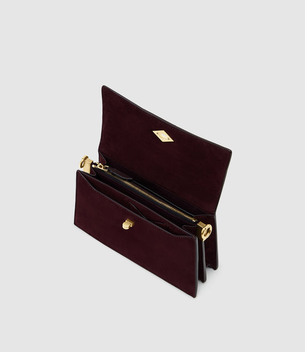 Roma Mini Buttery Suede Amarone
