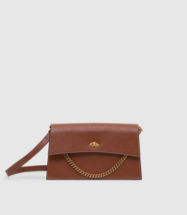 Roma Shoulder Bag Buffalo Cognac