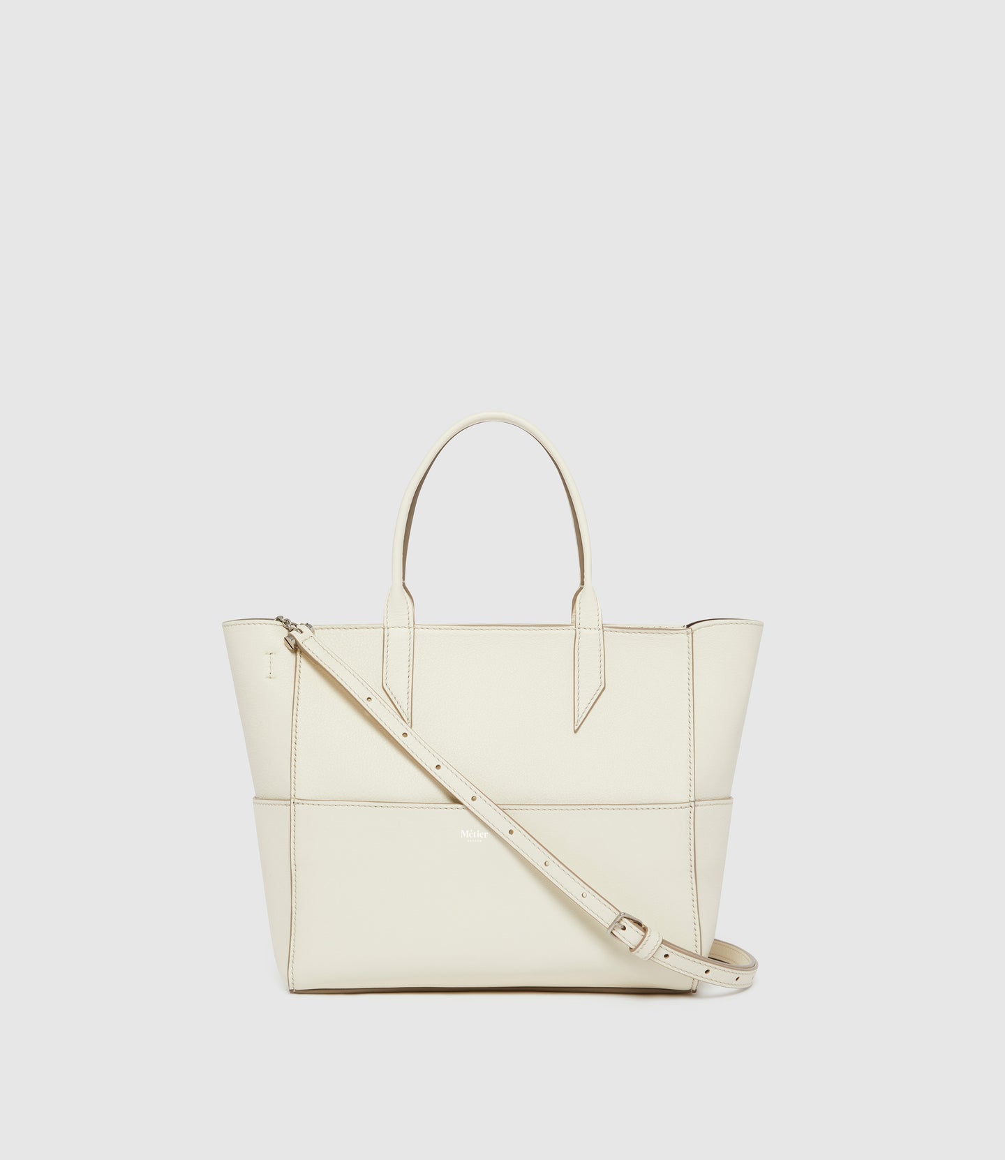 Incognito Cross Body Cabas Smooth Calfskin White Sand