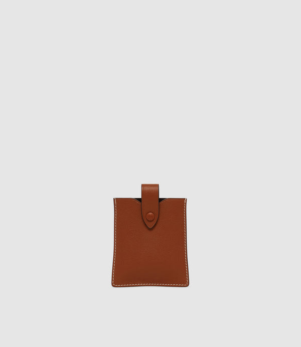Playing Cards and Deck of Cards Case Smooth Calfskin Sienna