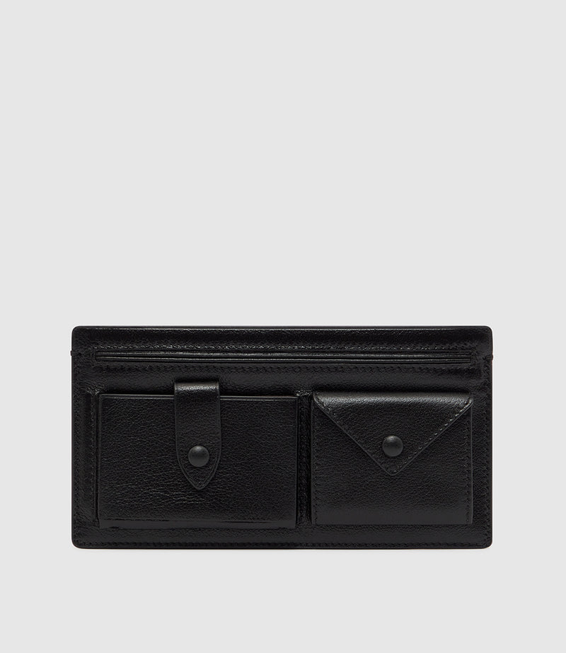 Inside Out Wallet Buffalo Black