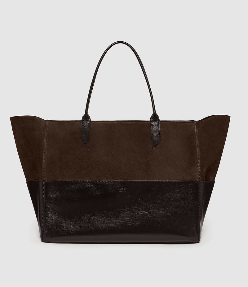 Incognito Large Elvis Cacao with Suede Chocolate