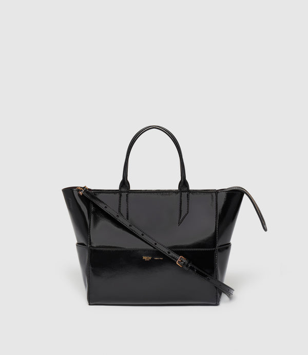 Incognito Crossbody Glossy Calfskin Black