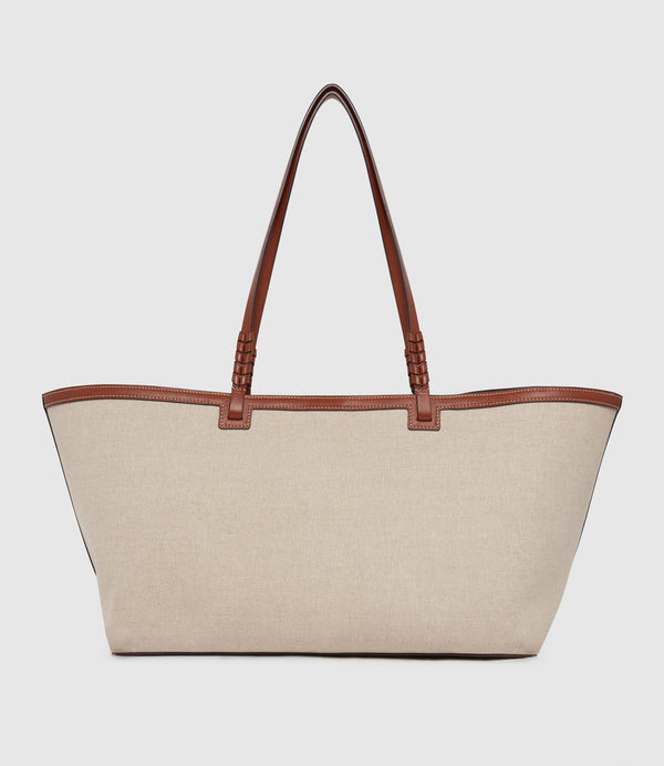 Cala 42 Natural Linen with Cognac