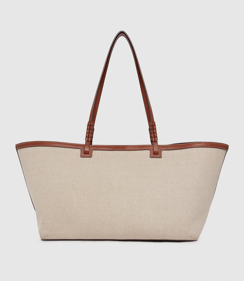 Cala 42 Natural Linen with Cognac
