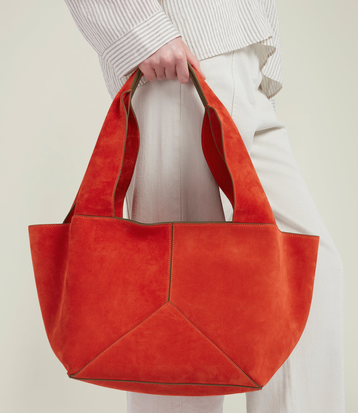 Market Bag Suede Oaxaca Red | Métier US