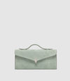 Edge Clutch Suede Terra