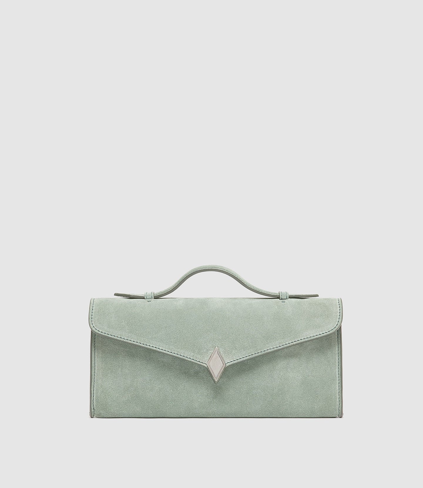 Edge Clutch Suede Terra