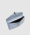 Edge Clutch Suede Hydra