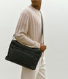 Wanderer Slim Briefcase Buffalo Black