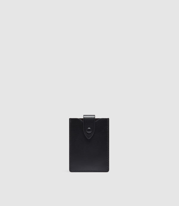 Small Wallet Silky Calfskin Black
