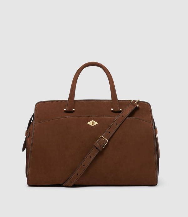 Private Eye Nubuck Chestnut