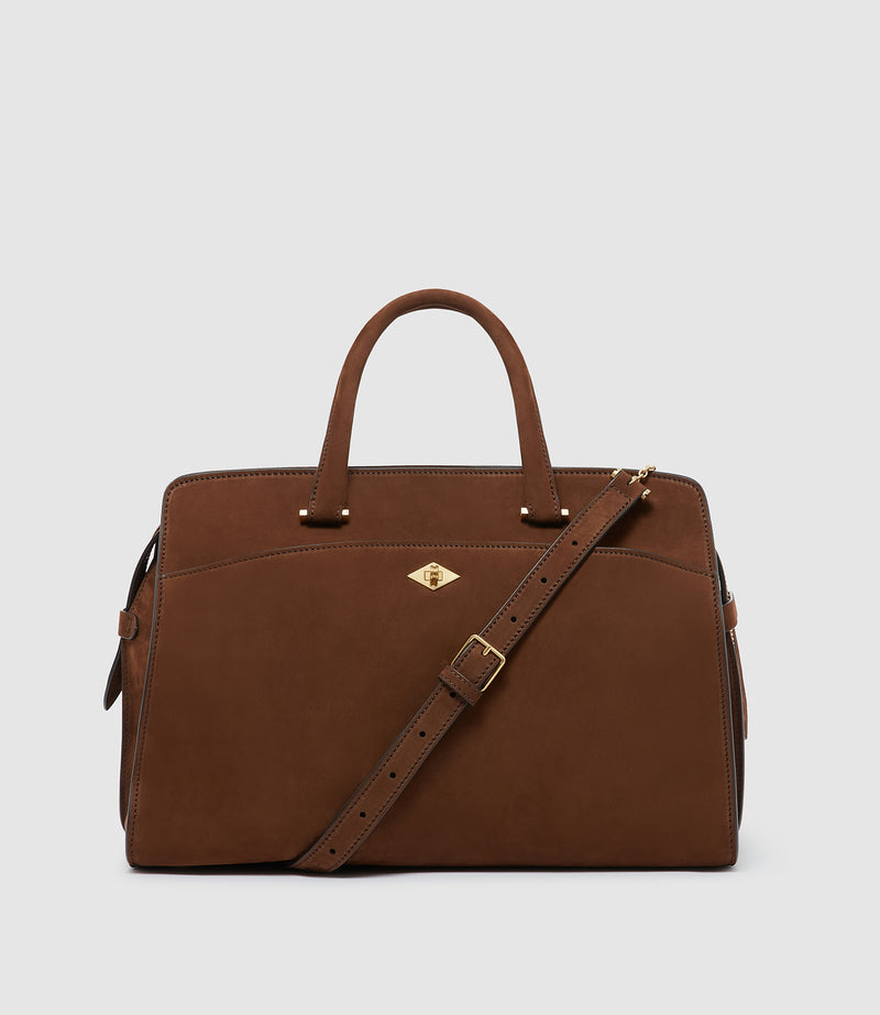 Private Eye Nubuck Chestnut