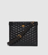 Stowaway Crossbody Nappa Diamond Quilt Black