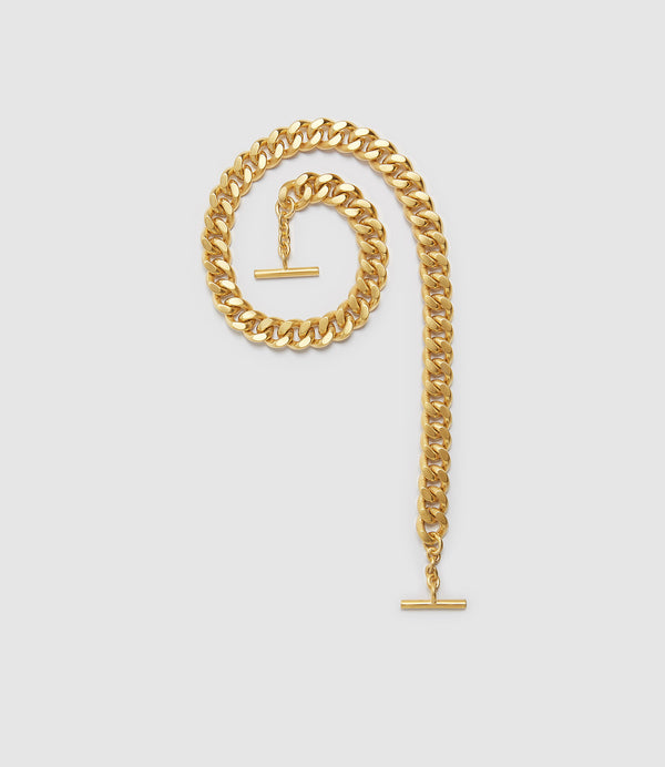 Large Chain Strap Gold