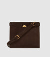 Stowaway Crossbody Elvis Cacao with Suede Chocolate
