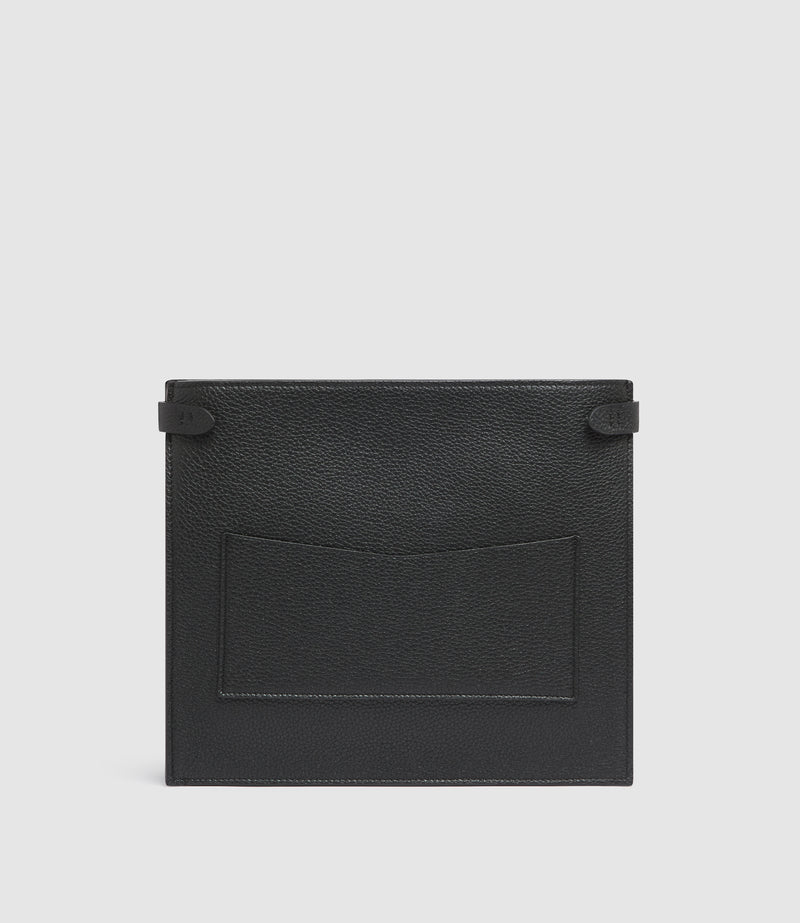 Stowaway Crossbody Soft Grain Leather Black