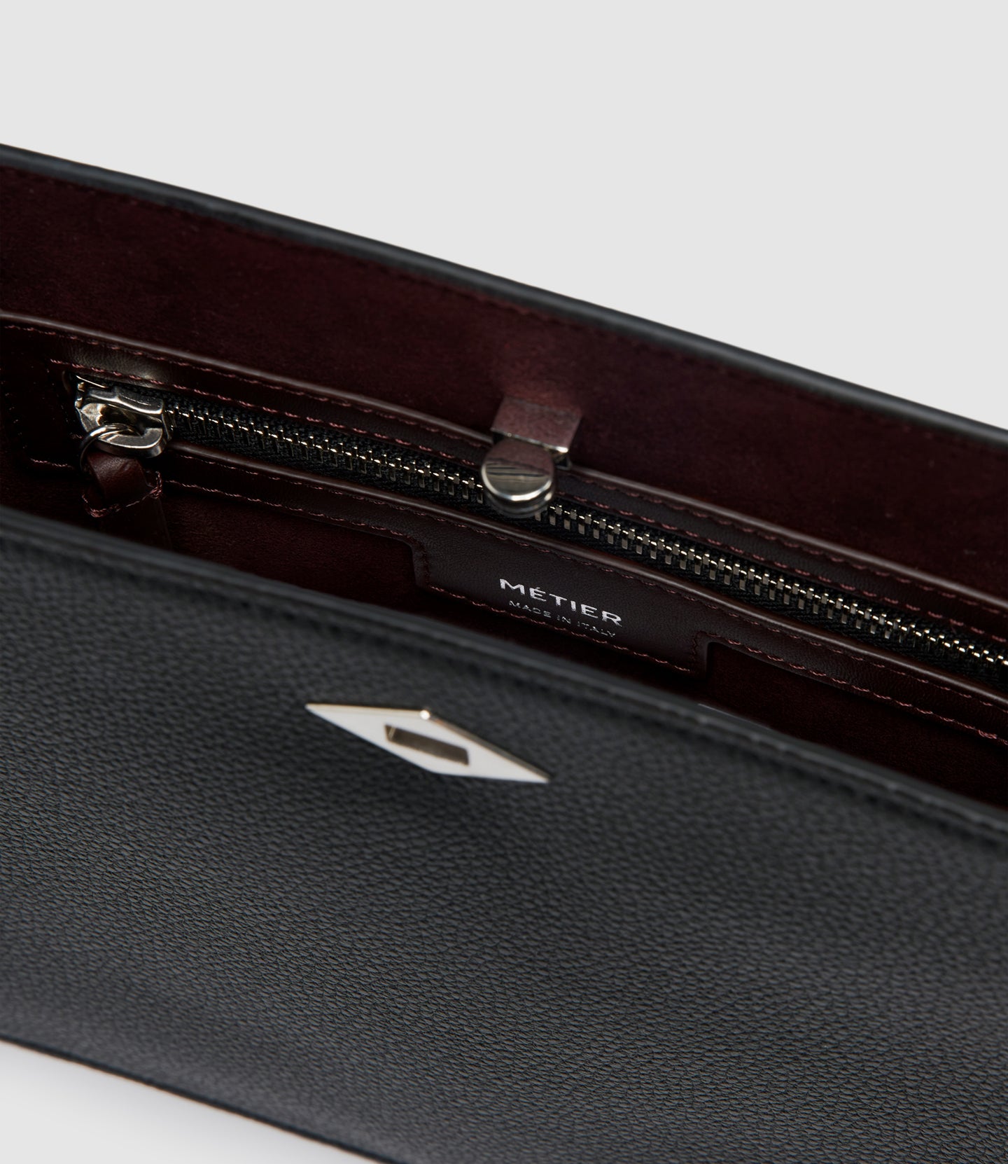 Stowaway Crossbody Soft Grain Leather Black