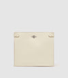 Stowaway Crossbody Smooth Calfskin White Sand with Silver Hardware