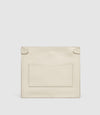 Stowaway Crossbody Smooth Calfskin White Sand with Silver Hardware