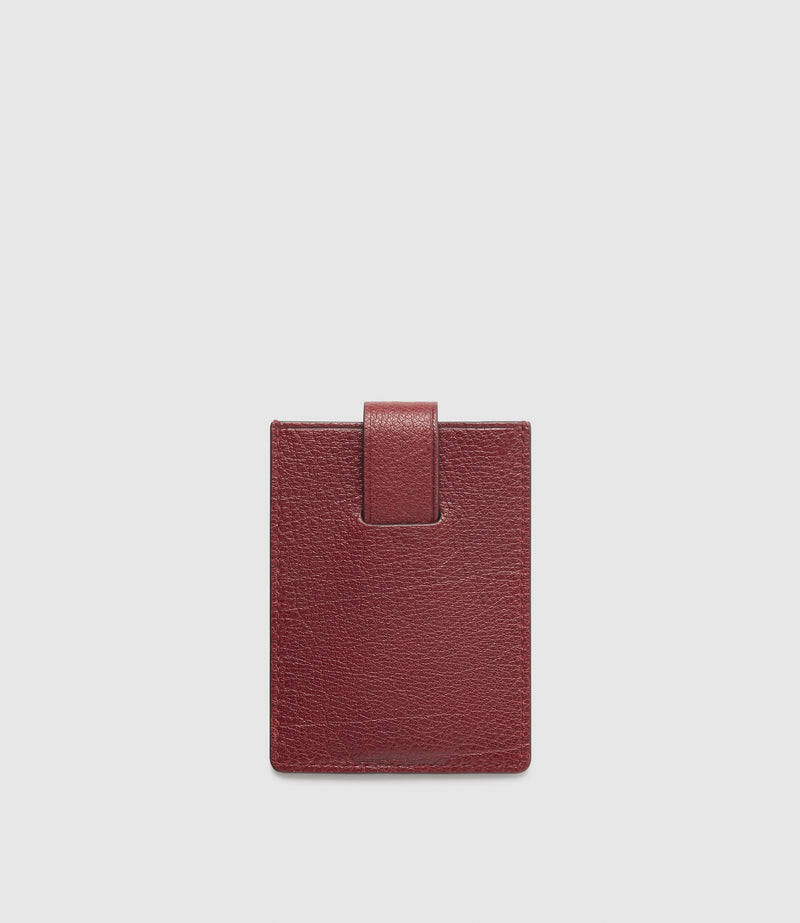 Small Wallet Buffalo Dark Cherry