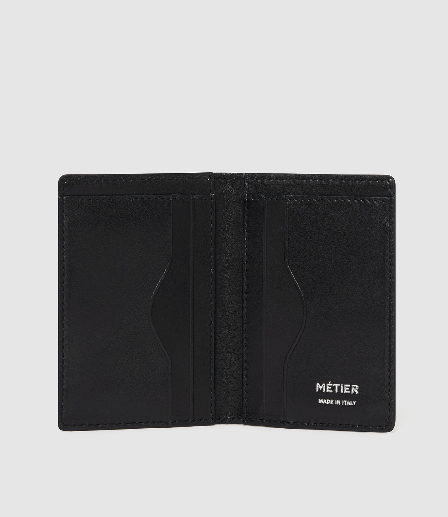 Bifold Cardholder Atelier Calfskin Black