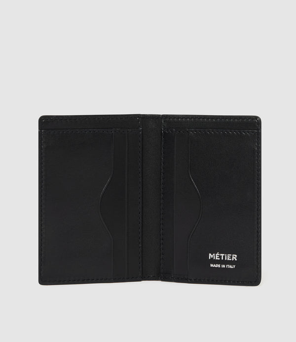 Bifold Cardholder Atelier Calfskin Black
