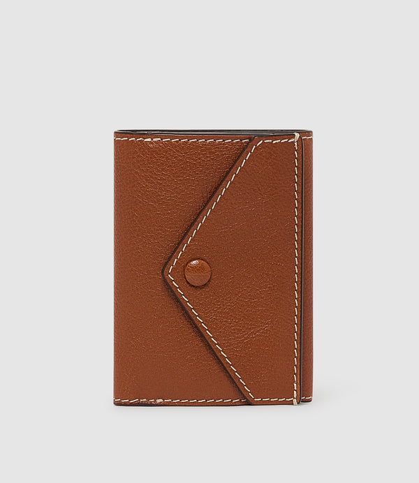 Trifold Wallet Buffalo Cognac