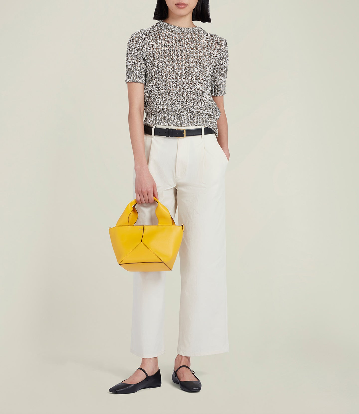 Market Mini Nappa Plongé Calfskin Izamal Yellow