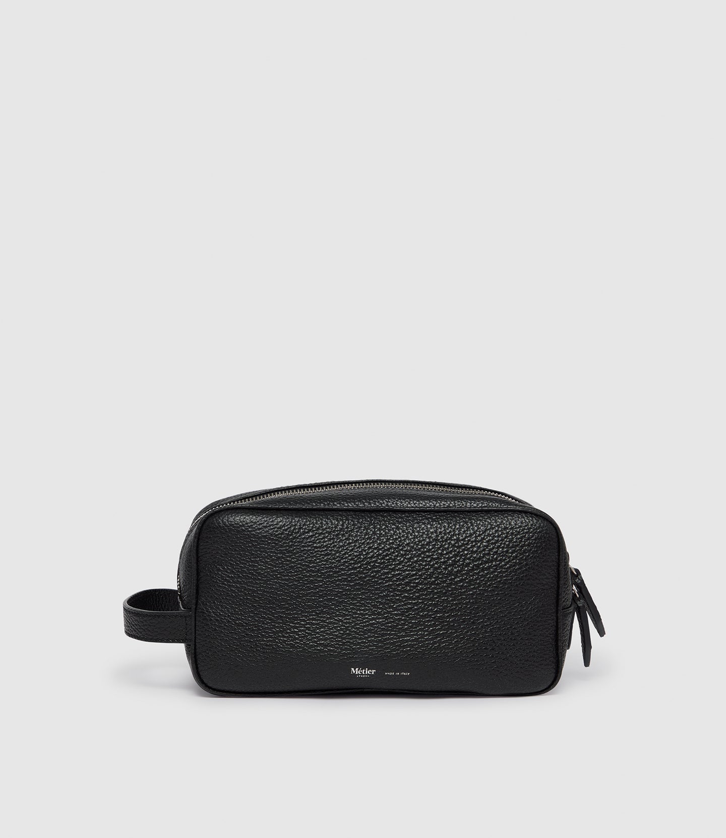 Wash Bag Full Grain Black