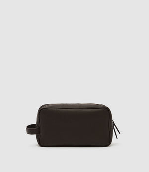 Wash Bag Pebble Grain Chocolate