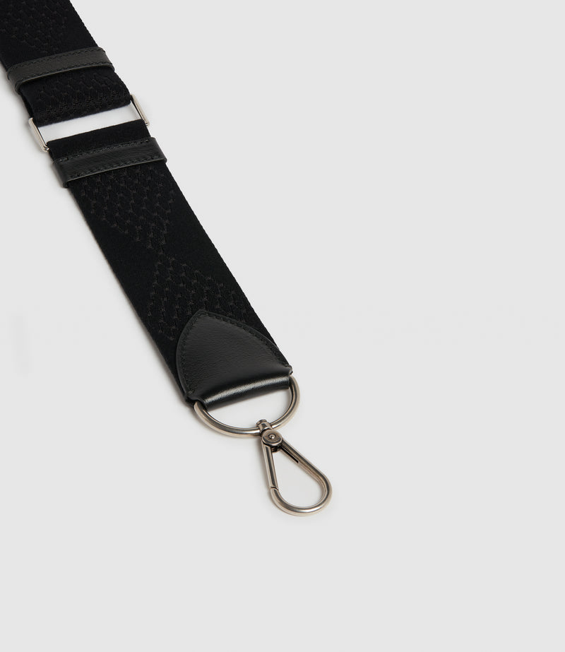 Men's Diamond Webbing Strap Black