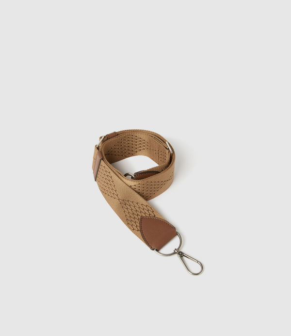 Men's Diamond Webbing Strap Havana