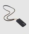 Crossbody Chain Phone Strap Elvis Black with Gold