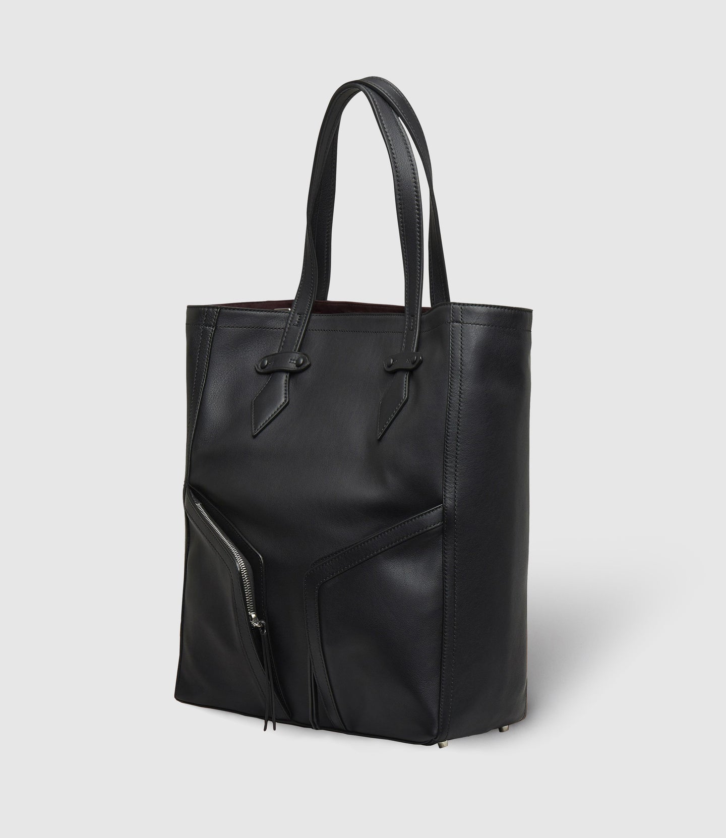 Sergeant All Day Cabas Smooth Calfskin Black