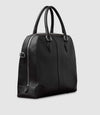 Le Petit Voyage Overnight Briefcase Atelier Calfskin Black