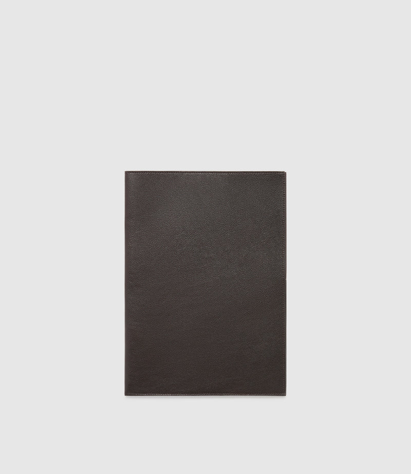 A4 Leather Folder Buffalo Cacao